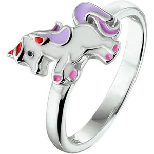 The Kids Jewelry Collection Ring Eenhoorn - Zilver