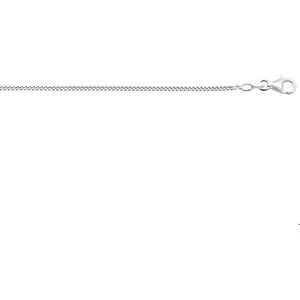 Witgouden Collier - Gourmet - 60 cm