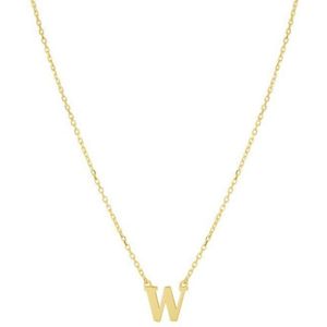 collier letter 40 - 42 - 44 cm 14K geelgoud 4021387