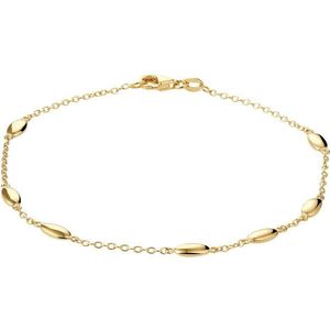 armband ovaaltjes 19 cm 14K geelgoud 4021662