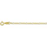 Figaro Ketting - Goud - 14 Karaat