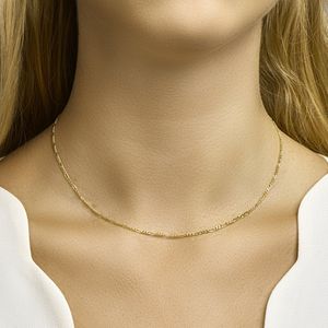 Figaro - 1,8 Mm - Geelgouden Sieraden - 14K - Gepolijst