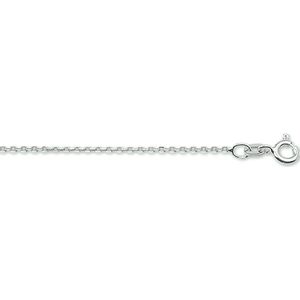 Witgouden Collier anker gediamanteerd 1 4103324 45 cm
