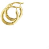 Oorringen - Geelgoud - 2,5 mm - Vierkant - Hefboom-sluiting