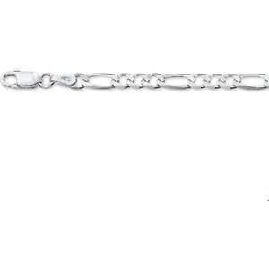 Zilveren Collier - Figaro 4 - 45 cm - 925 Zilver
