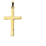Hanger - Geelgouden Kruis - 14K - Gepolijst