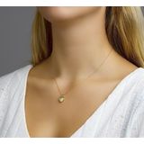 14K - Geelgouden Medaillon - Hartvormig - Gepolijste Afwerking