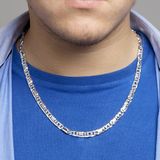 Zilveren Collier - Arendsoog - 7 mm - 60 cm