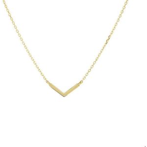 Geelgouden Collier V 0 4018668