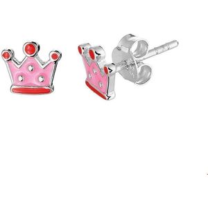 Zilver Gerhodineerde Oorknoppen kroon 1326780