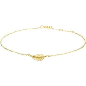 armband veer 16 - 17 - 18 cm 14K geelgoud 4020136