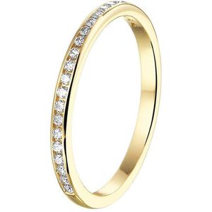 aanschuifring zirkonia 14K geelgoud 4020164