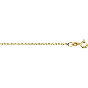 collier anker gediamanteerd 1,3 mm doubl 10/000 (geel) 3101027