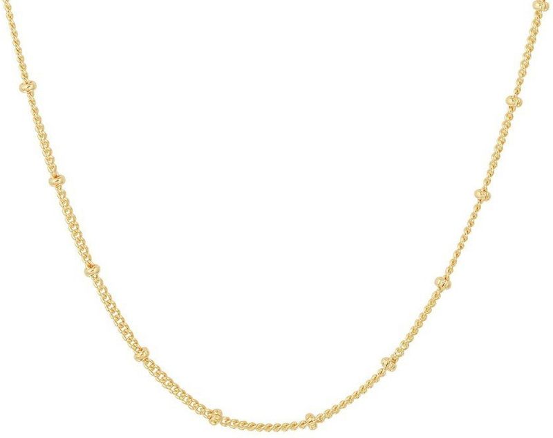 Collier - Geelgoud - 925 Zilver - 40cm met 4cm Extensie