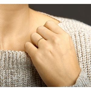 aanschuifring bolletjes 14K geelgoud 4022616