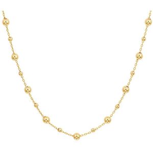 Geelgouden Collier bolletjes 0 4022722