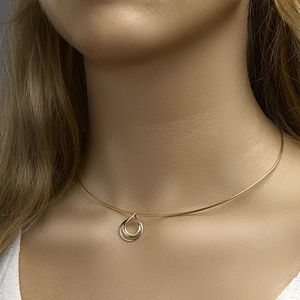 hanger 14K bicolor goud geel/wit 4208593