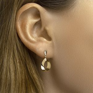 Oorhangers - 14k Geelgouden - Schakelvorm - Dames - Gepolijst