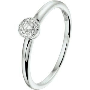 ring diamant 0.09ct h si 14K witgoud 4105459