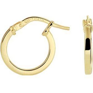 925 Sterling Zilver Gepolijst Holle buis Scharnierende post 4mm Ronde Hoop Oorbellen Maatregelen 42x40mm Brede 4mm Dikke Sieraden Geschenken voor Vrouwen, Metaal