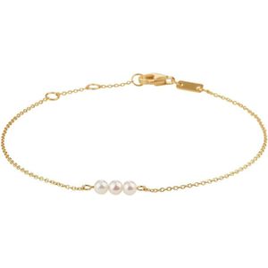 Geelgouden Armband parel 0 4023348