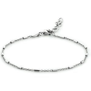 Zilveren Armband - Buisjes 1,3 mm - Dames - 16 + 3 cm