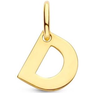 Letter Hanger - Geelgoud - Massief 14 Karaat Goud