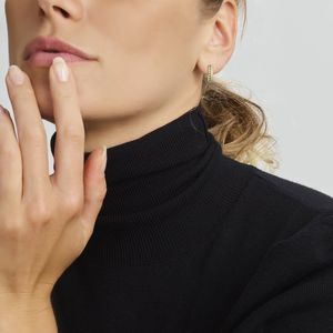 Klapoorringen Bolletjes Zirkonia