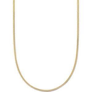 Zilver Verguld Collier gourmet 1 2101598 60 cm