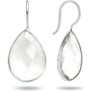 oorhangers franse haak zilver wit 1021737