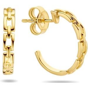 stekeroorringen schakel 14K geelgoud 4023765