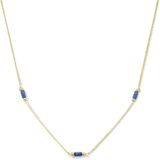 Collier - Lapis - 14K Geelgouden Collier - 40 - 42 Cm - Dames