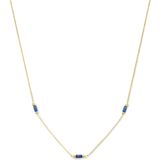 Collier - Lapis - 14K Geelgouden Collier - 40 - 42 Cm - Dames