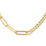 Combi-Collier - Zilver Verguld - 43 cm + 3 cm - 4,2 mm Schakels