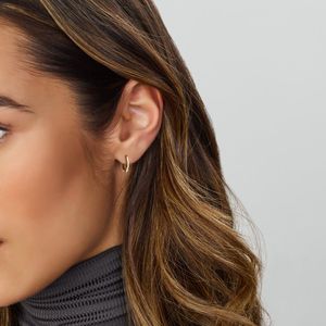 klapoorringen 14K geelgoud 4023873