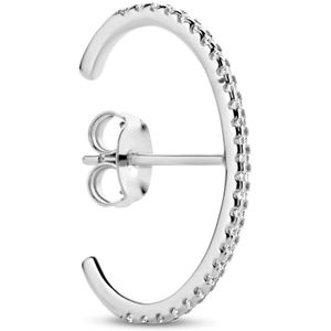 Suspender - Oorsteker - Zilver - Met Zirkonia