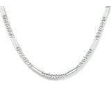 Collier - Valkenoog - Zilver - Gerhodineerd - 40 + 4 cm