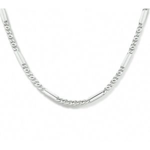 Collier - Valkenoog - Zilver - Gerhodineerd - 40 + 4 cm