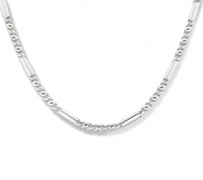 Collier - Valkenoog - Zilver - Gerhodineerd - 40 + 4 cm