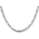 Collier - Valkenoog - Zilver - Gerhodineerd - 40 + 4 cm