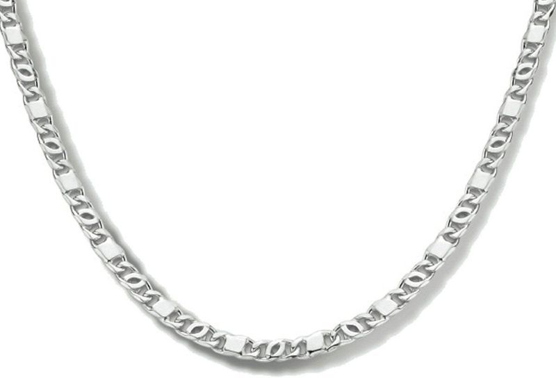 Collier - Valkenoog - Zilver - Gerhodineerd - 40 + 4 cm