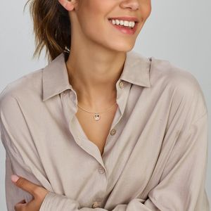 hanger morganiet en diamant 0.25ct h si halo 14K roségoud 4401398