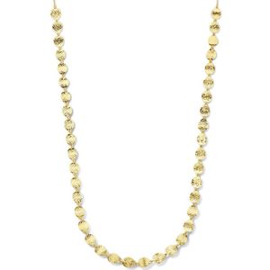 goud (geelgoud) collier ovaaltjes 7,0 mm 45 cm 4024767