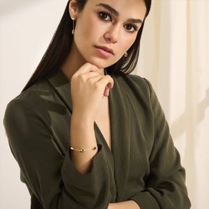 armband bolvormige elementen 17 ��� 19 cm 14K geelgoud 4025782