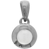 Hanger - Chalcedoon - 0.54ct - Witgouden Hanger - Gepolijst