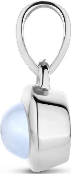 Hanger - Chalcedoon - 0.54ct - Witgouden Hanger - Gepolijst