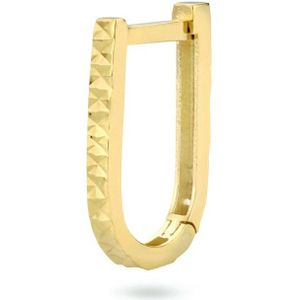 goud (geelgoud) klapoorring gediamanteerd per stuk 4026037