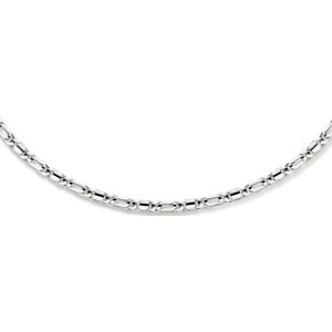 zilver gerhodineerd collier valkenoog 2,6 mm 40 + 4 cm 1336232