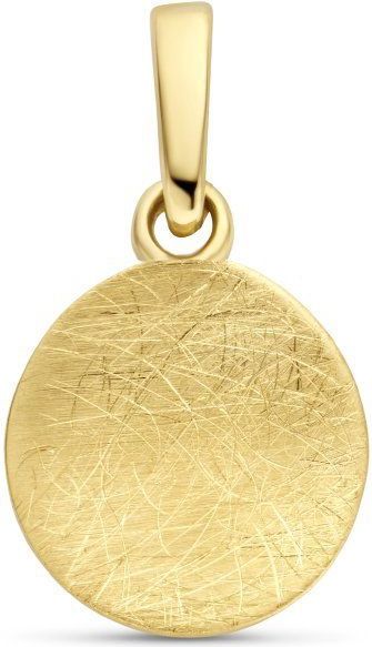 14K - Geelgouden Hanger - Ronde - 8 mm - Scratch 4026947