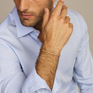 Armband - Venetiaans Bol - 14K Geelgouden Armband - 2.5 Mm - Unisex